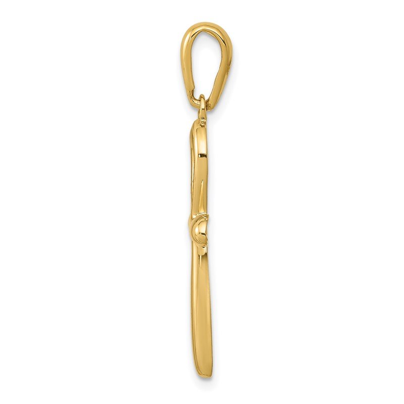 14k Ankh Cross Pendant