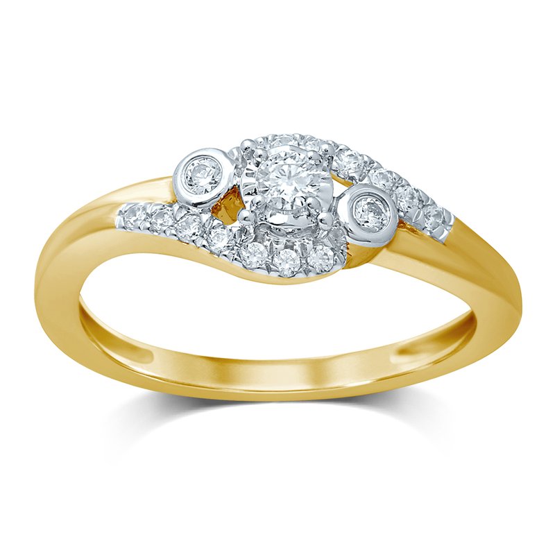 10K 0.25Ct Diamond Ring