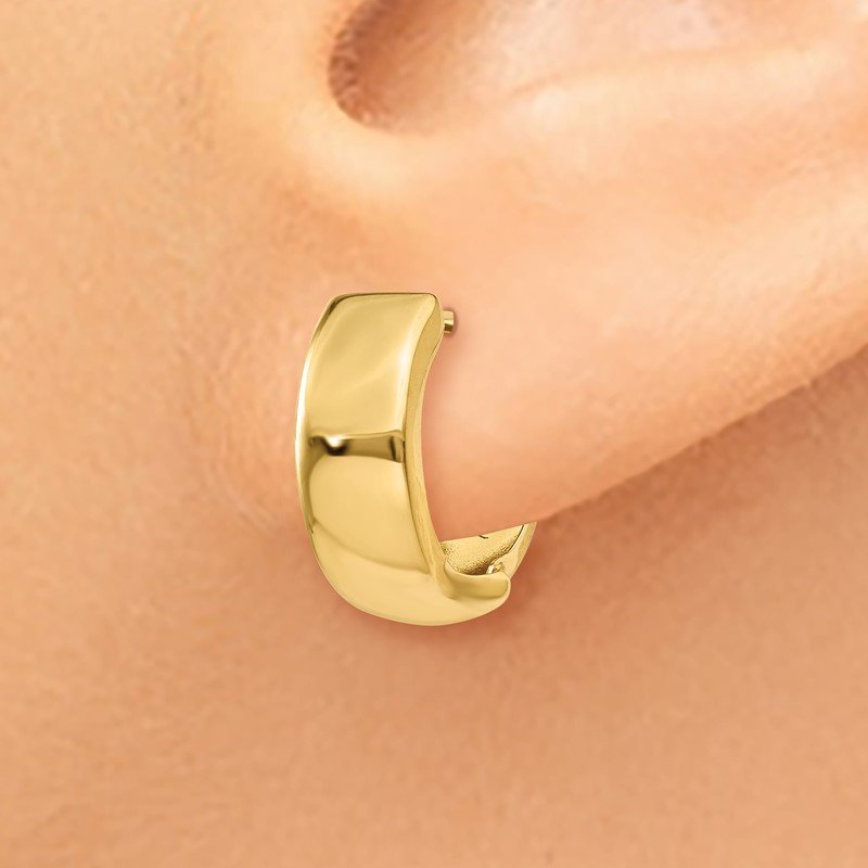 14k Hinged Hoop Earrings