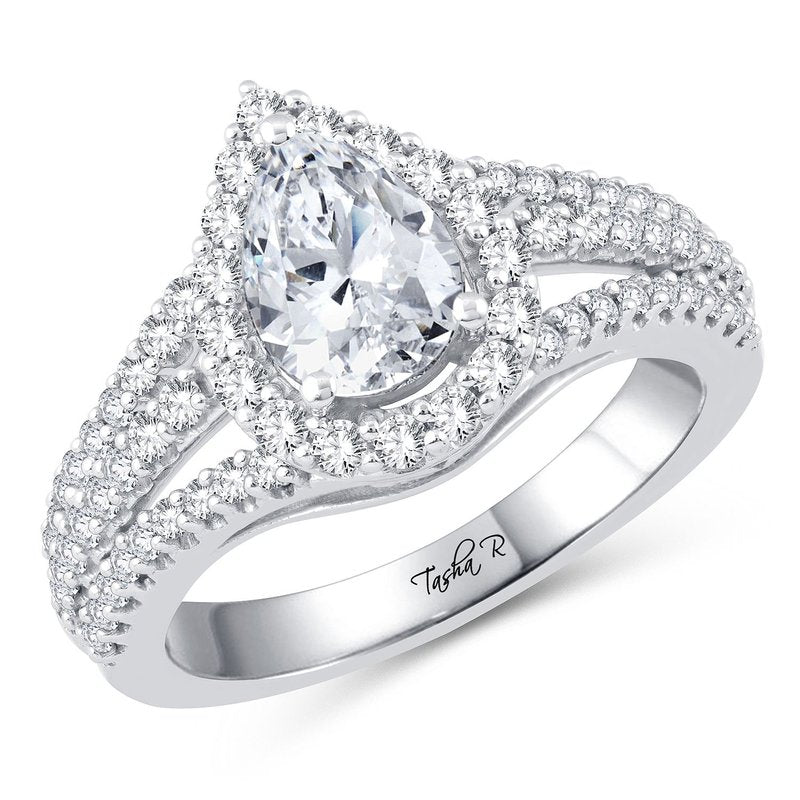 14K 0.75Ct Diam Semi Mount
