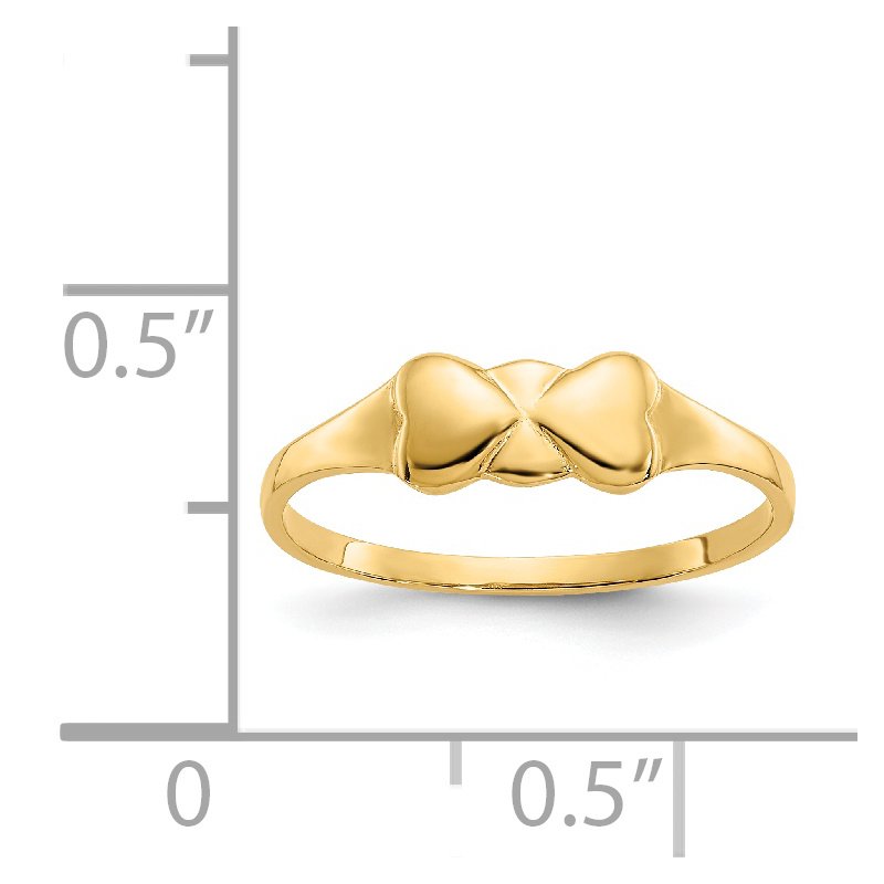 14k Madi K Heart Baby Ring