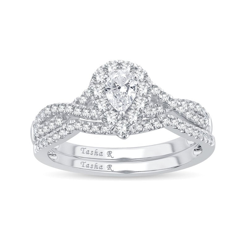 14K 0.69Ct Diamond Bridal Ring