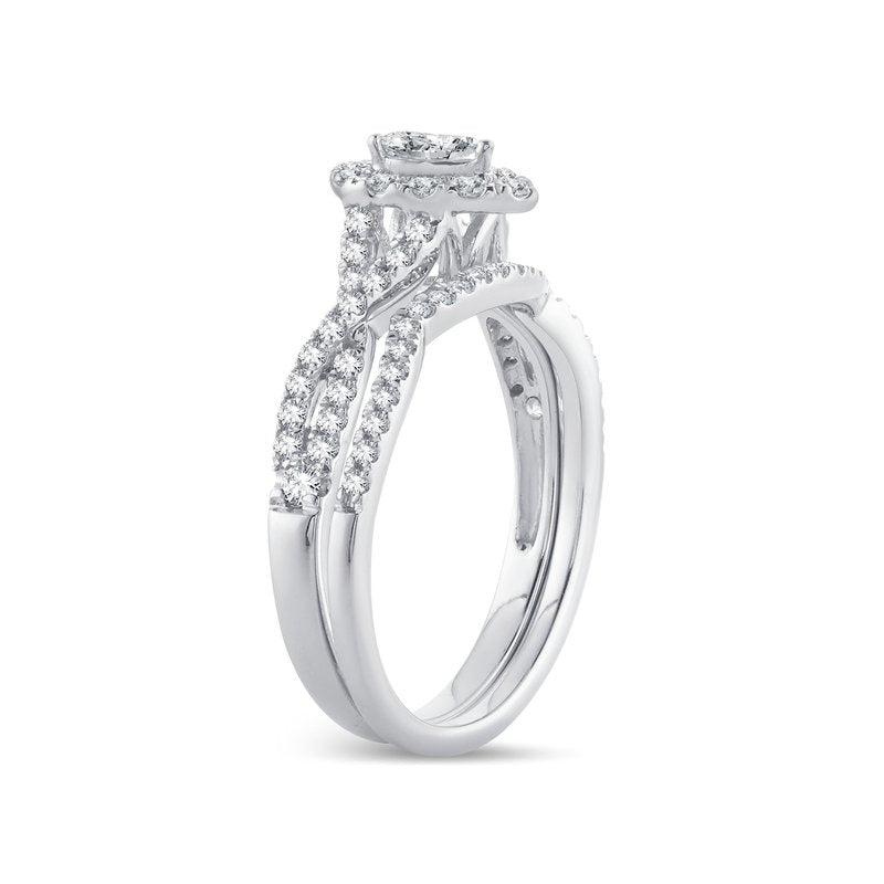 14K 0.69Ct Diamond Bridal Ring