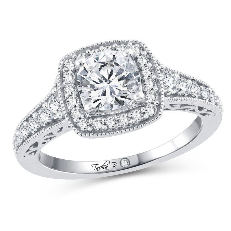 14K 0.50Ct Diam Semi Mount