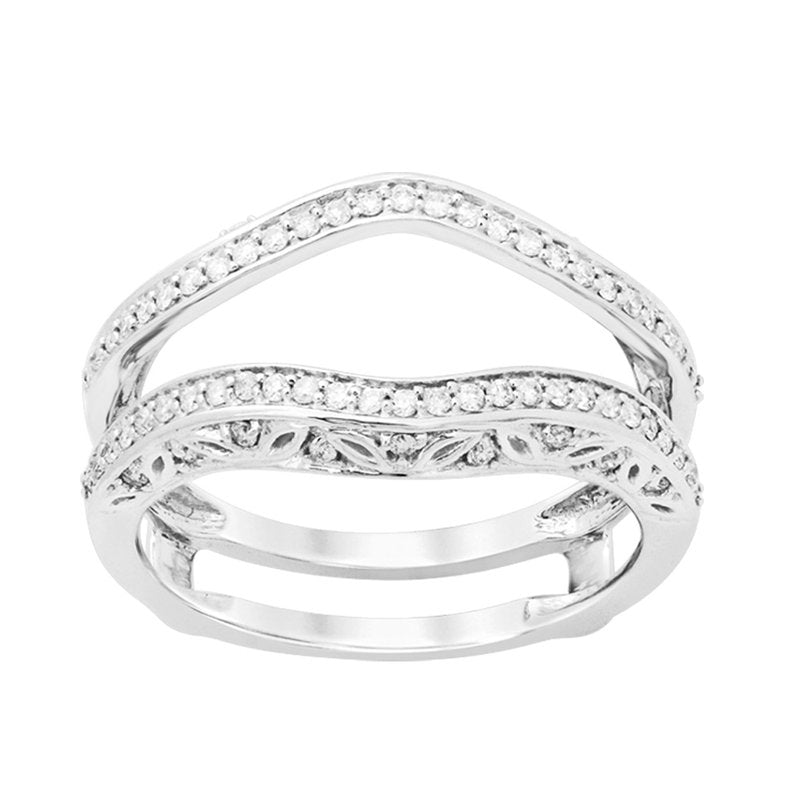 14K 0.33Ct Diamond Ring Guard