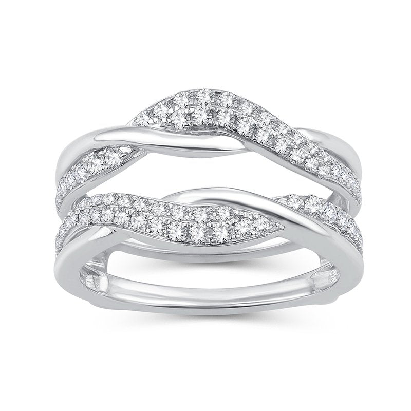 14K 0.50Ct Diamond Ring Guard