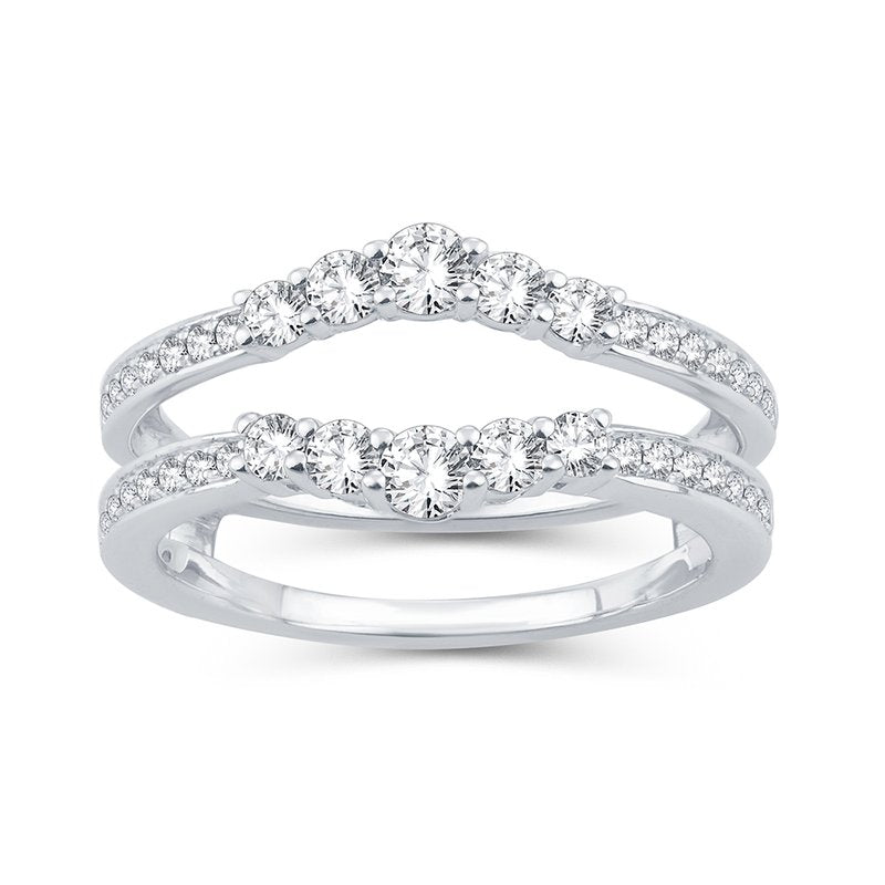 14K 0.75Ct Diamond Ring Guard