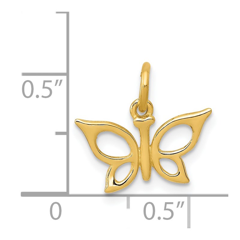 14k Butterfly Charm