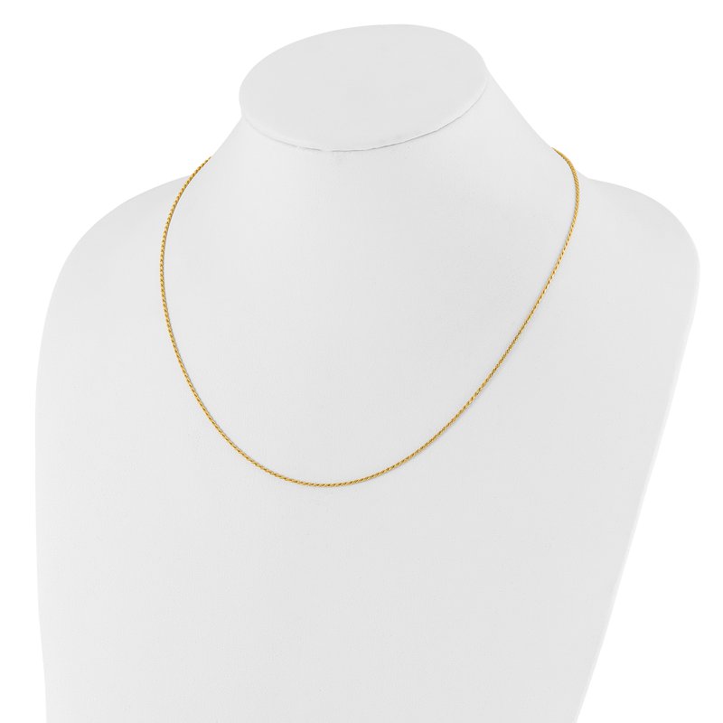 14K Adjustable 1.2mm D/C Rope Chain