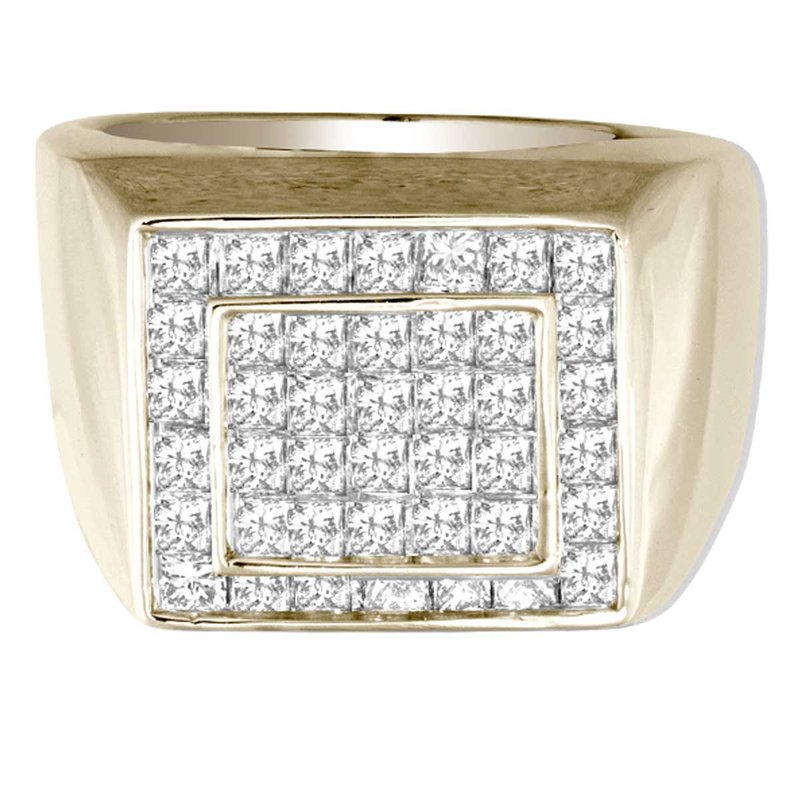 14K 2.50Ct Diam Mens Ring