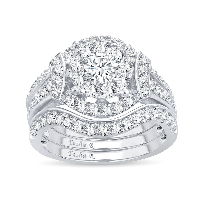 14K  2.00Ct  Diamond  Bridal  Ring