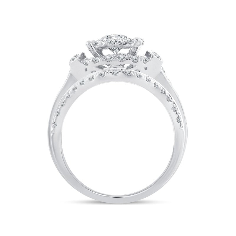 14K  2.00Ct  Diamond  Bridal  Ring
