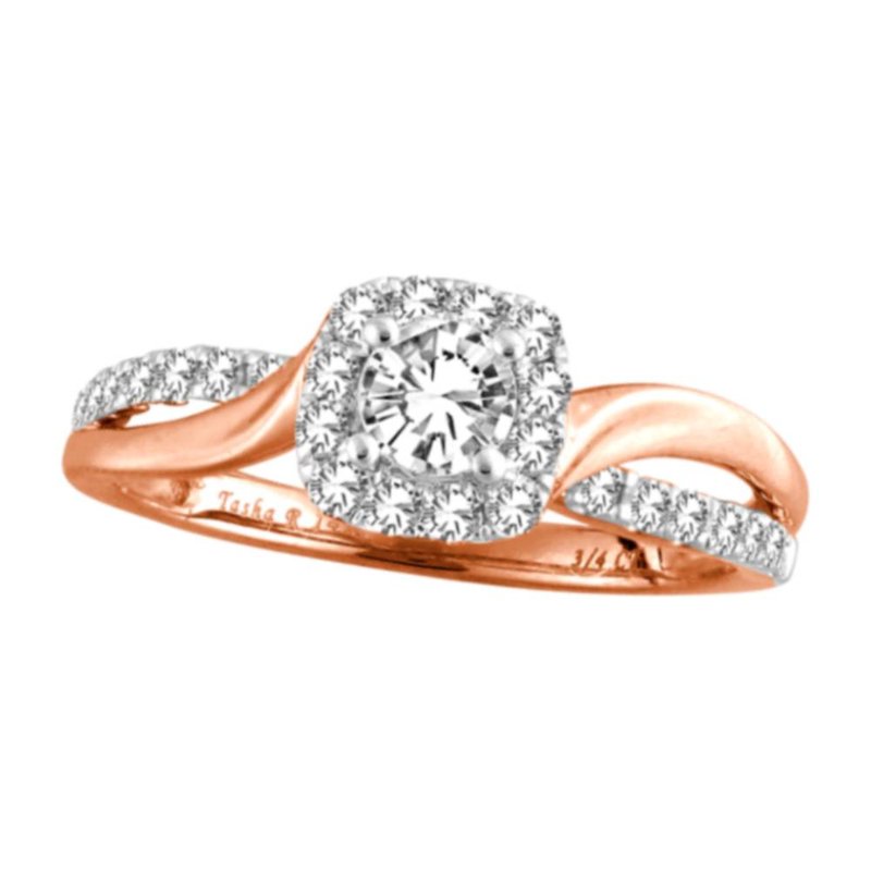 14K 0.73Ct Diamond Bridal Ring