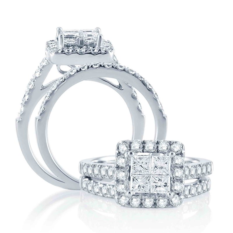 14K 2.00Ct Diamond Bridal  Ring