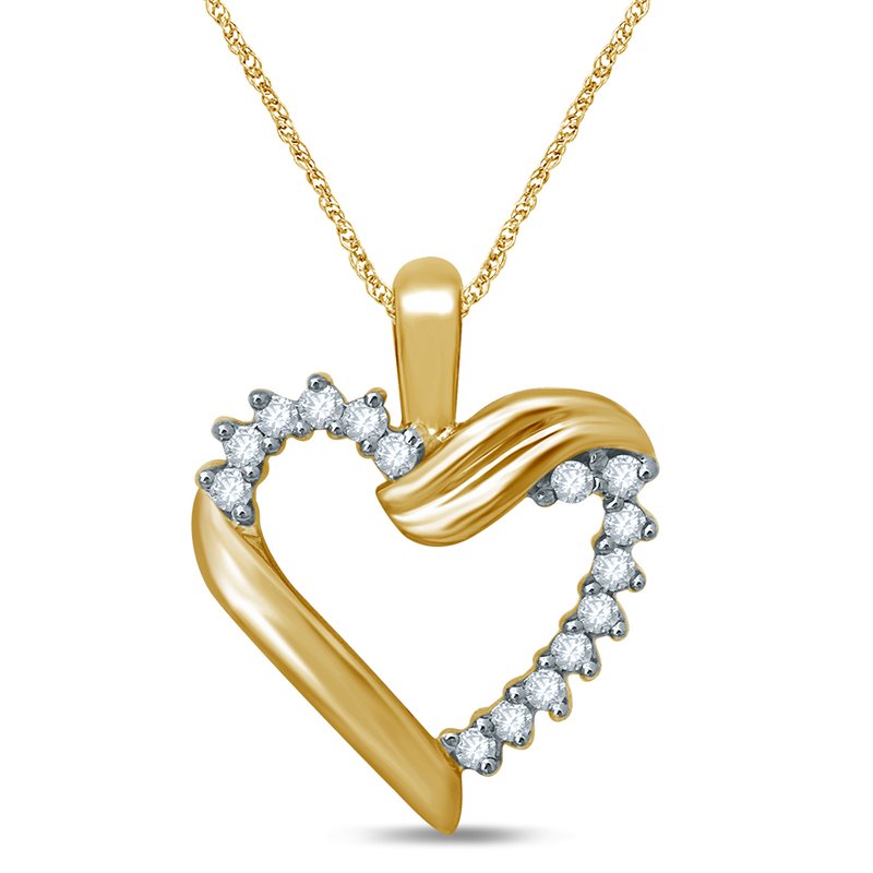 10K 0.10Ct Diamond Pendant