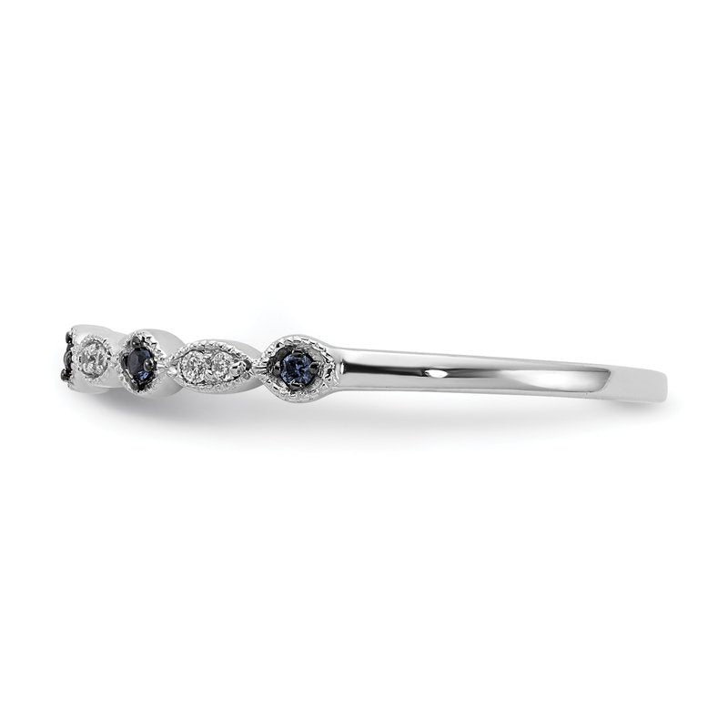 14k Rose Gold Diamond Fancy Band
