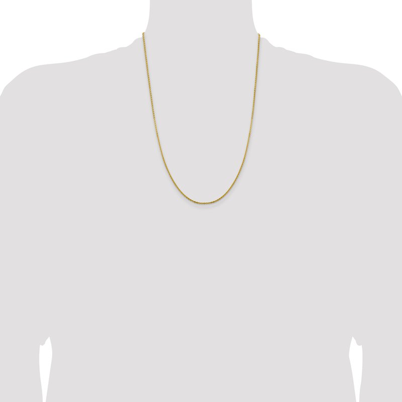 14K 1.95mm Flat Cable Chain