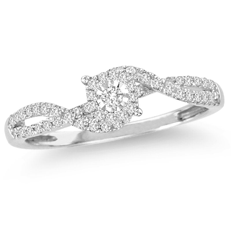 14K 0.21Ct Diamond  Ring