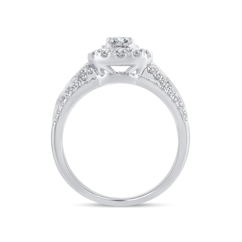 14K 1.14Ct Diamond Bridal Ring