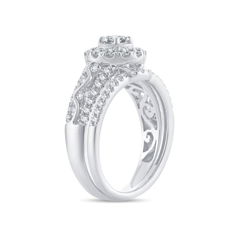 14K 1.14Ct Diamond Bridal Ring
