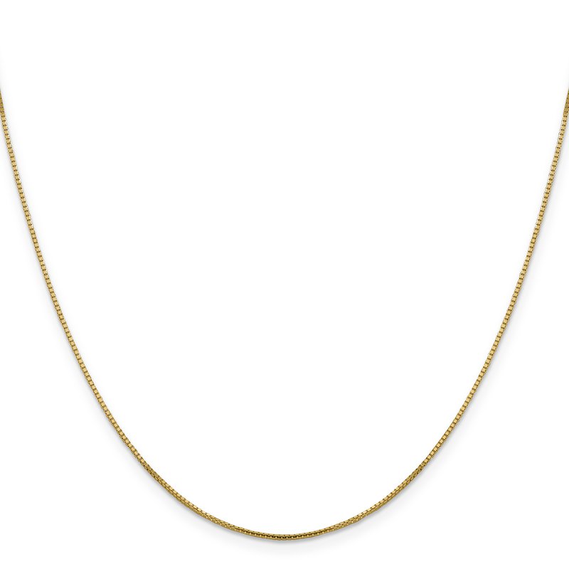 10K .95mm Sparkle Octagonal Box Chain