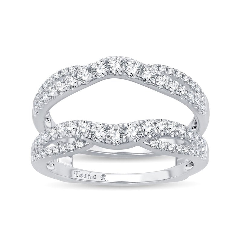 14K 0.63Ct Diamond Ring Guard