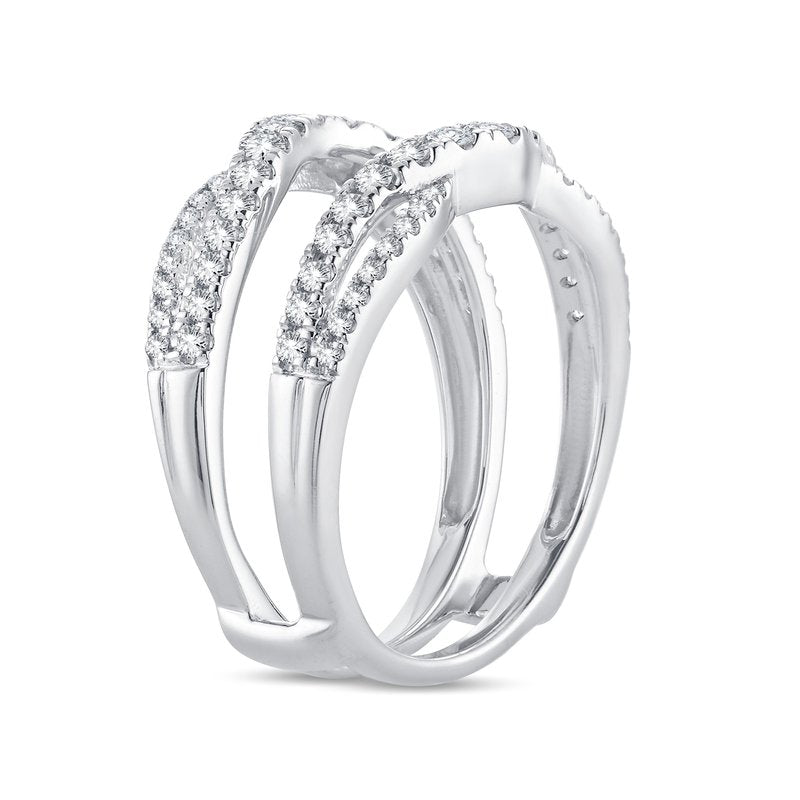 14K 0.63Ct Diamond Ring Guard