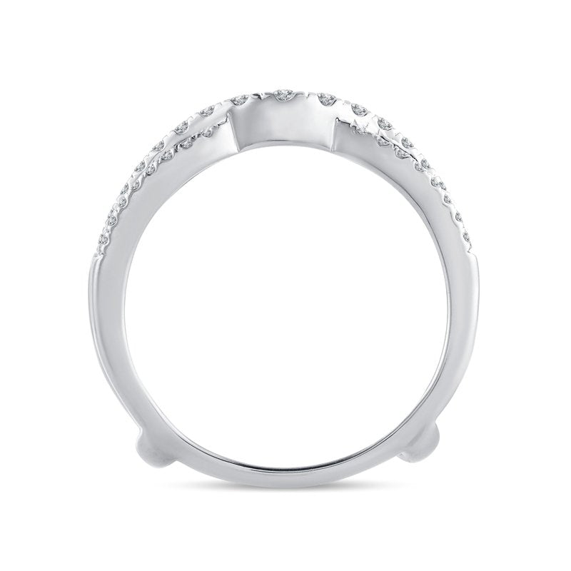 14K 0.63Ct Diamond Ring Guard
