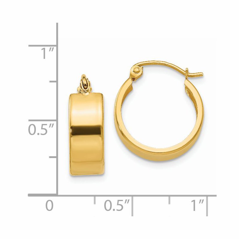 14K Small Hoop Earrings