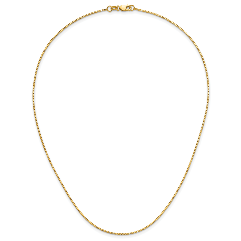 14K .9mm Box Chain