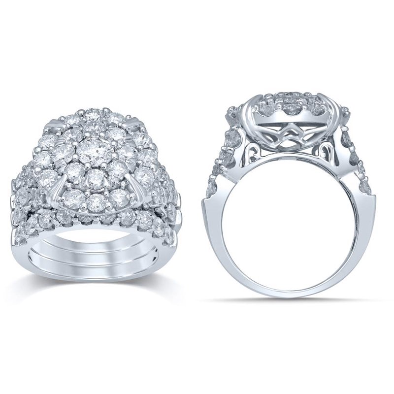 14K 5.00Ct Diamond  Bridal Ring