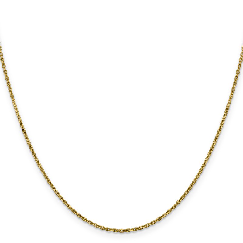 14K 1.5mm D/C Cable Chain