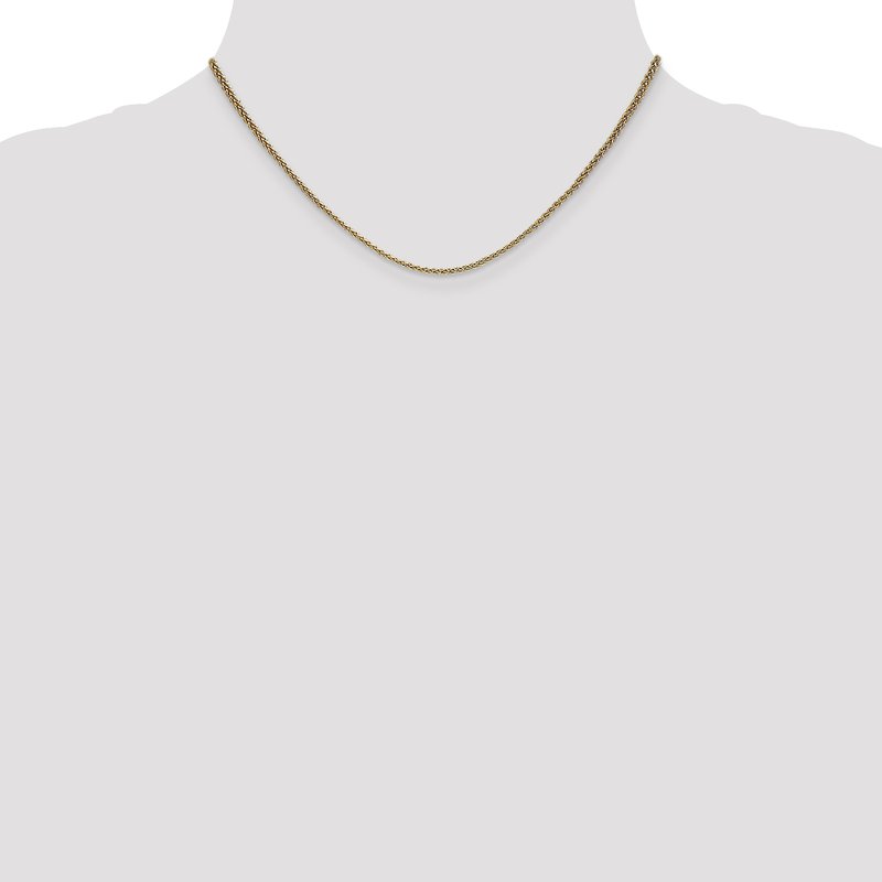 14K 1.65mm Spiga Chain