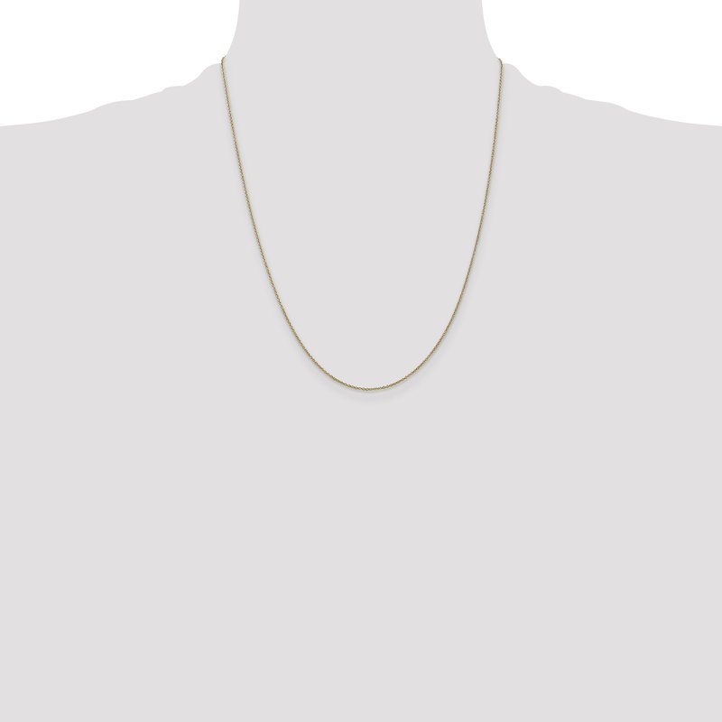 14K 14 inch .9mm Cable with Lobster Clasp Chain