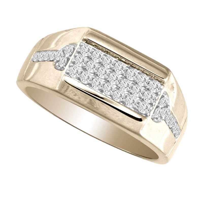 14K 0.50Ct Diam Mens  Ring