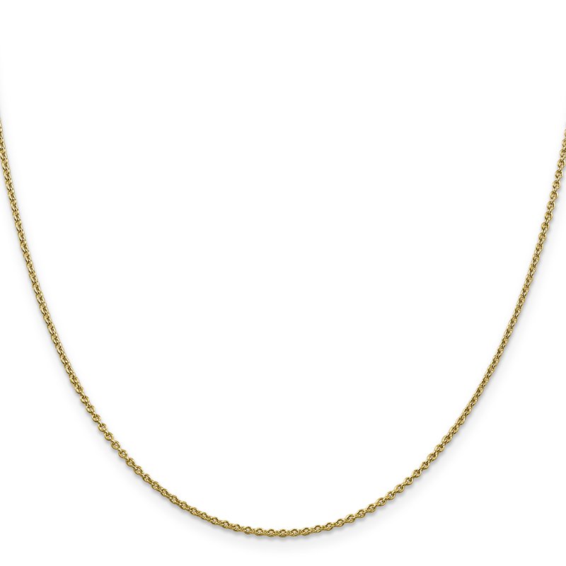 14K 1.8mm Round Cable Chain