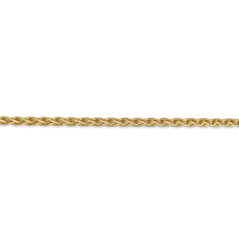 14k 16 inch 3mm Parisian Wheat with Lobster Clasp Chain