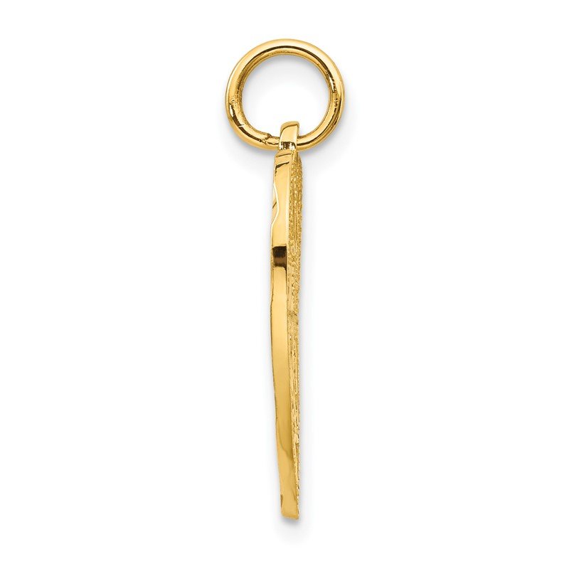 14k SWEET 16 in Heart Charm