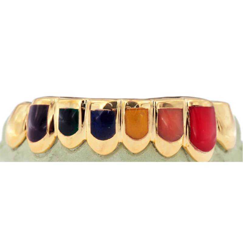 candy painted grill with enamel