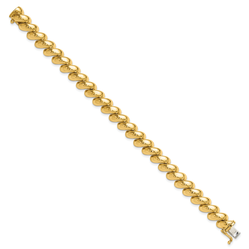 14k Polished 10mm 17 inch San Marco Necklace