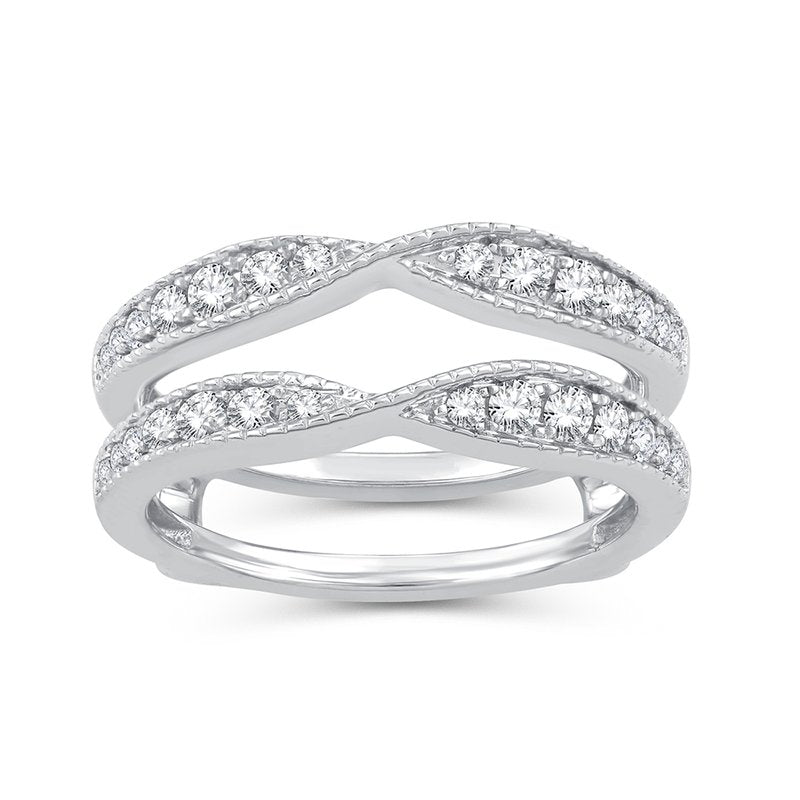 14K 0.50Ct Diamond Semi Mount