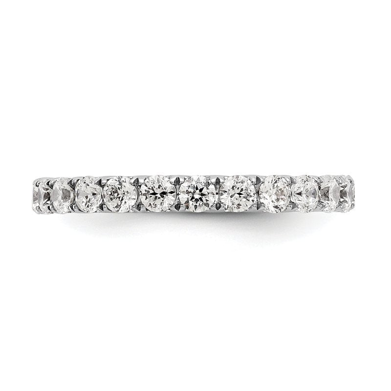 14K Rose Gold 1/2 carat Lab Grown Diamond VS+ F+ Size 4.5 Complete Eternity Band