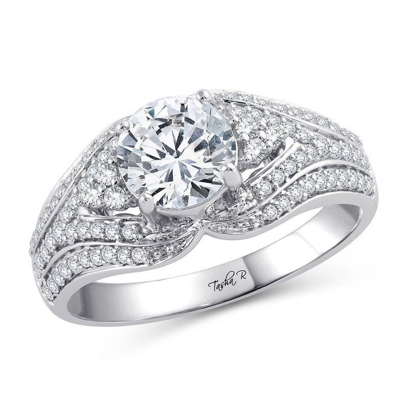 14K 0.36Ct Diam Semi Mount