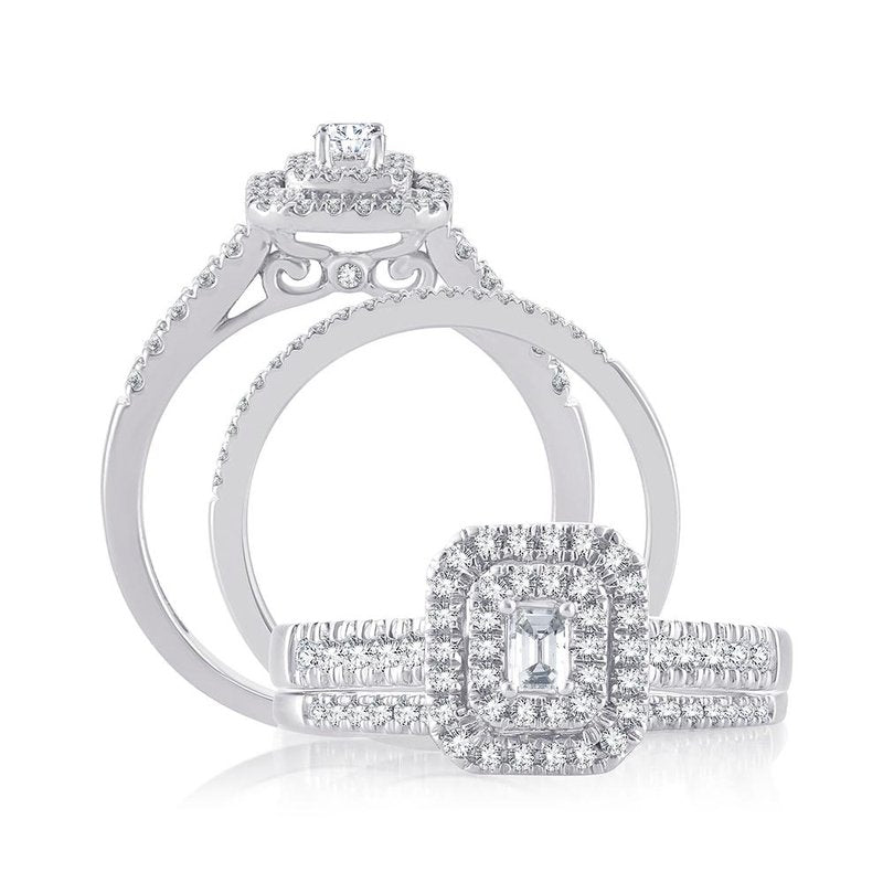 14K 0.50Ct Diamond Bridal Ring