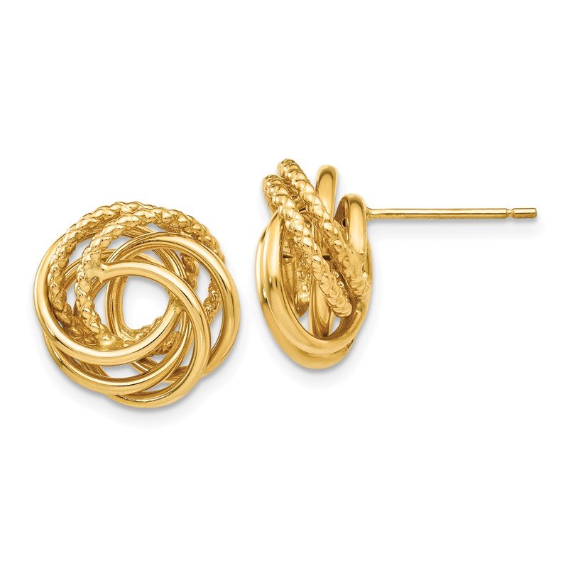 14k Love Knot Earrings