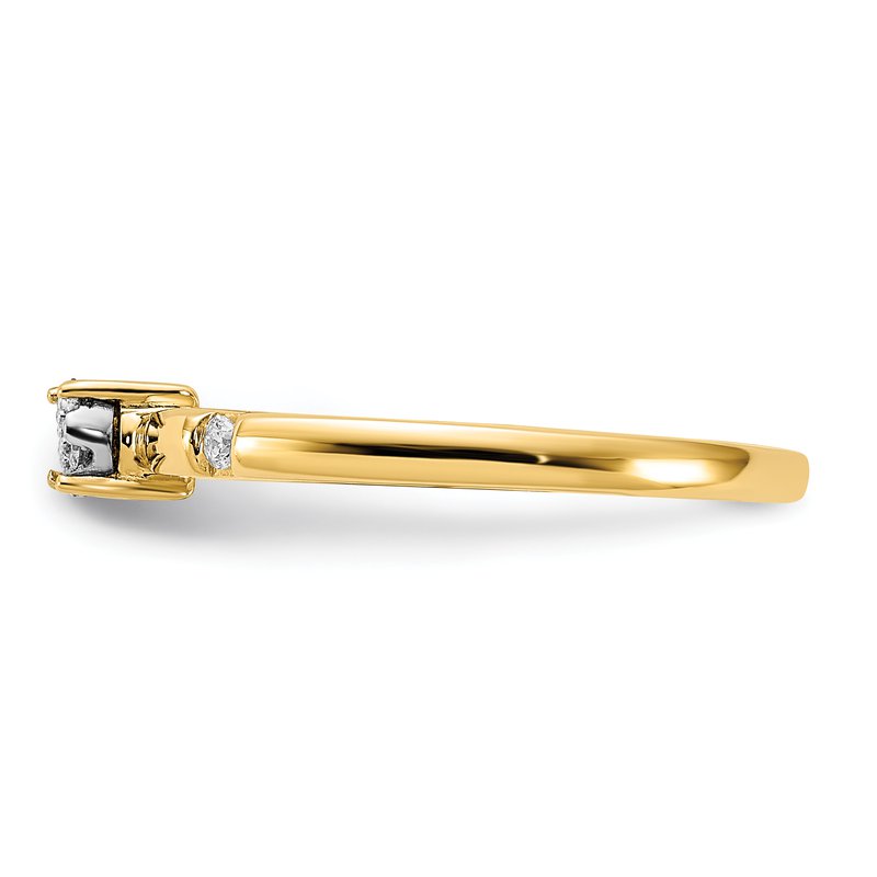 14k Rose Gold Diamond Cluster Ring