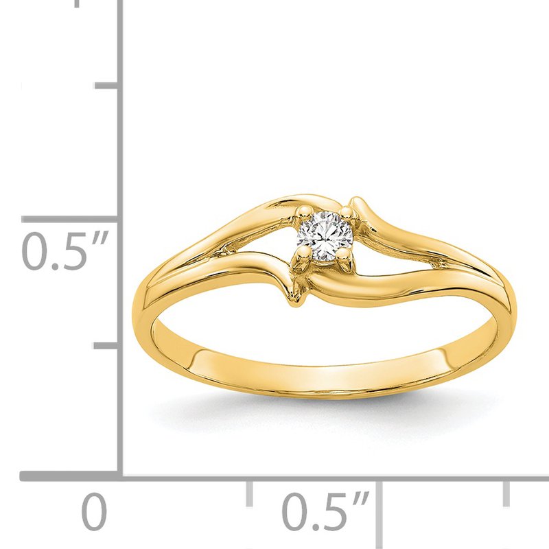 14k AAA Diamond ring