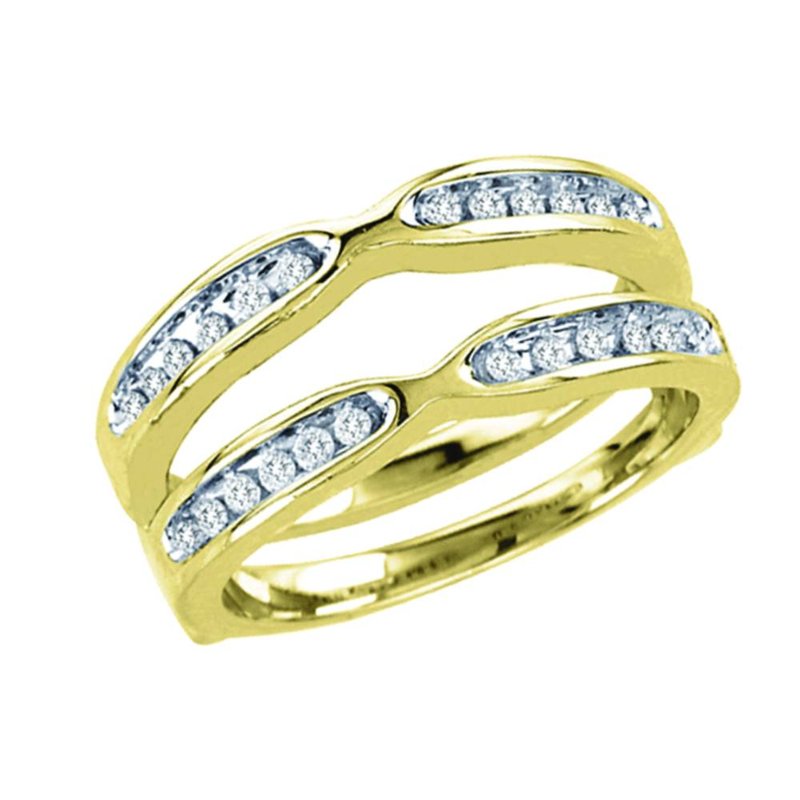 14K 0.25Ct Diamond Ring Guard