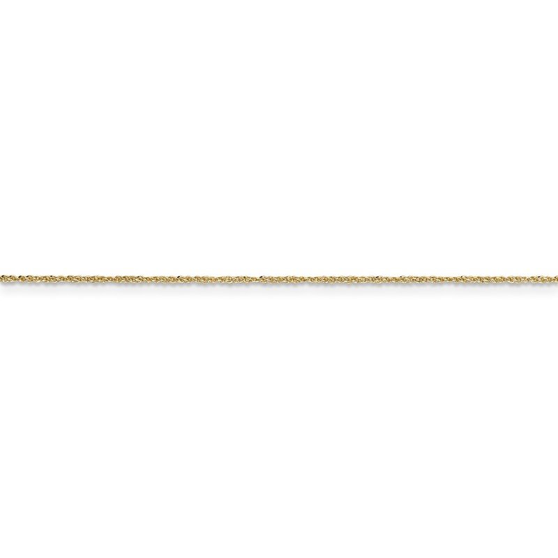 14K 14 inch .70mm Ropa with Spring Ring Clasp Chain