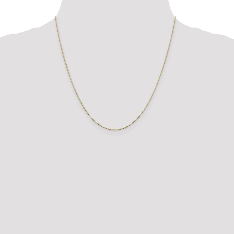 14K .8mm D/C Octagonal Snake Chain